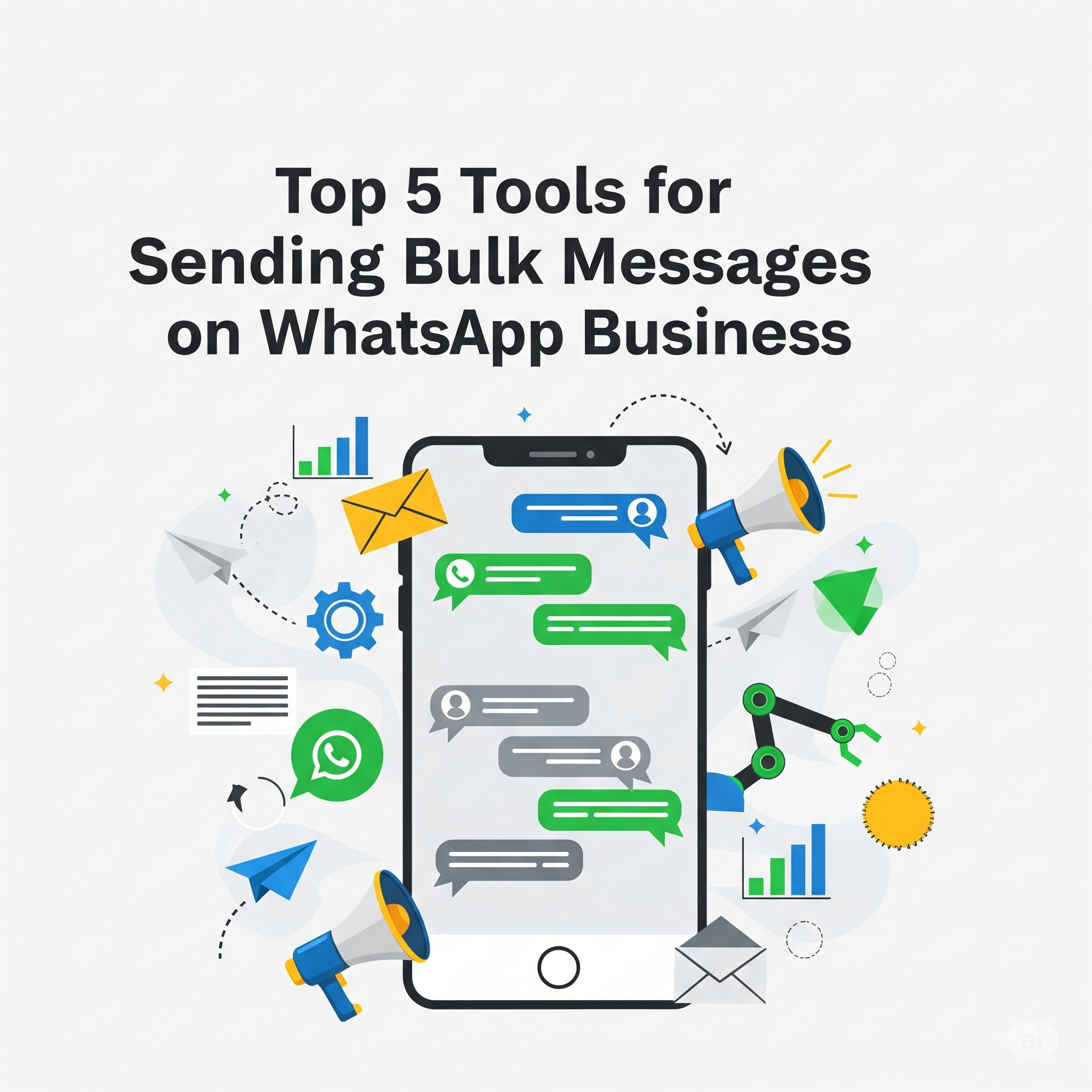 Top 5 Tools for Sending Bulk Messages on WhatsApp Business