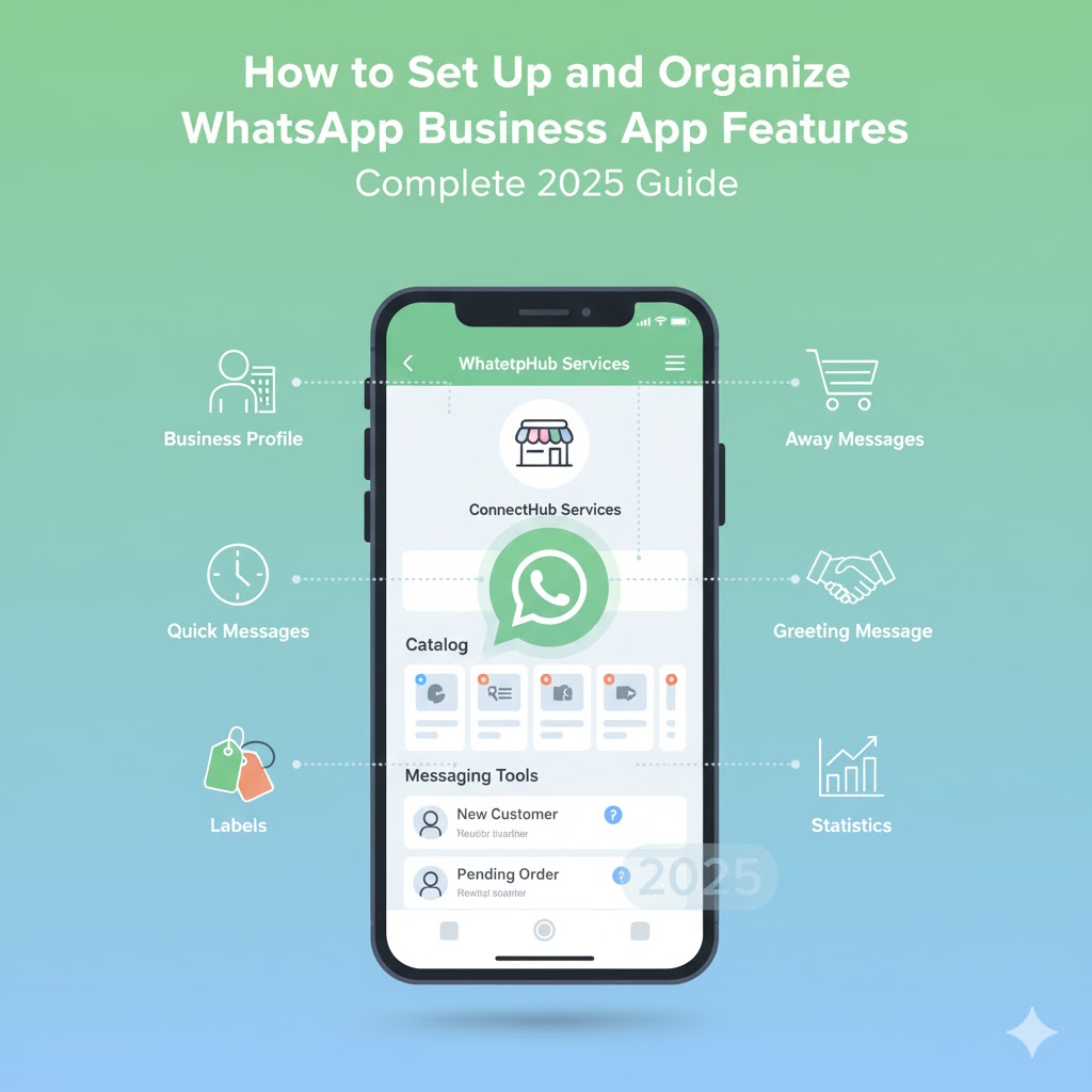 How to Set Up and Organize WhatsApp Business App Features | Complete 2025 Guide